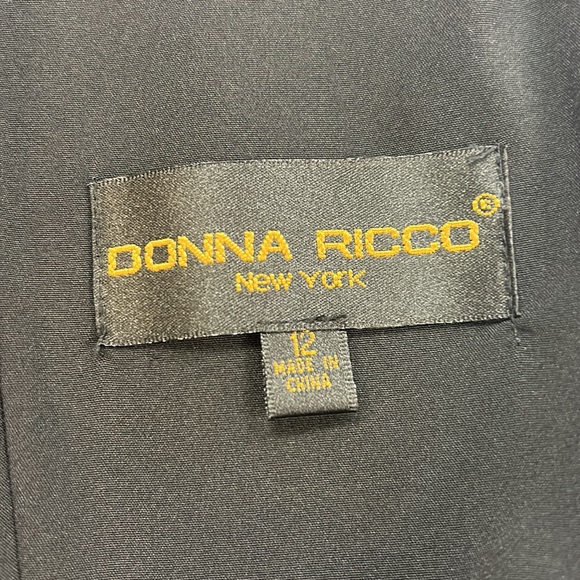 Donna Ricco New York Sleeveless Brown Dress, Size 12 - Picture 7 of 7